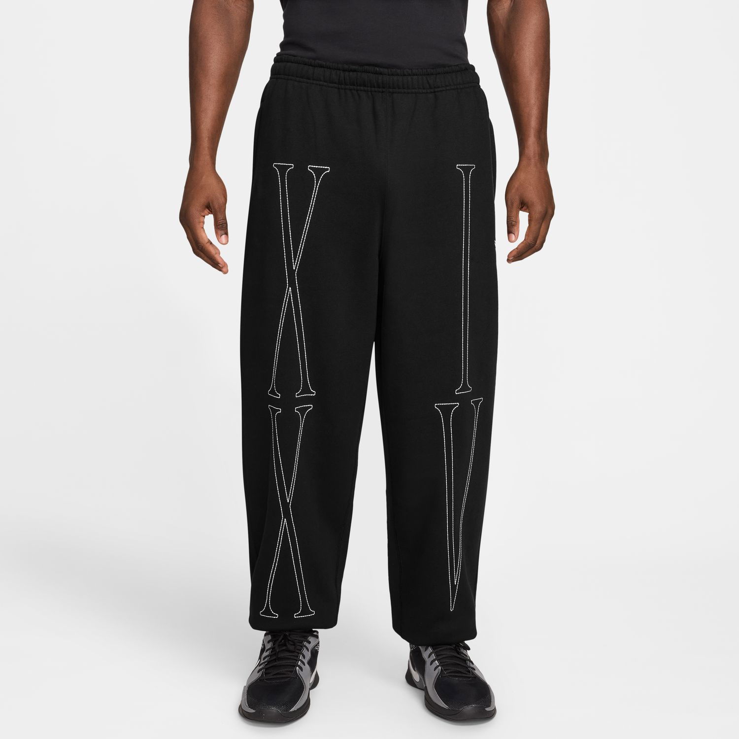 Tepláky Nike Kobe Stitched Roman Numeral Fleece Basketball Pants Čierna | IB7091-010, 1