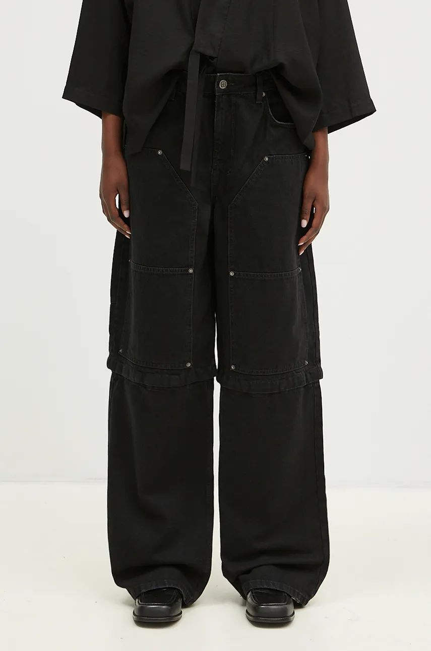 Džínsy Ksubi Carpenter High Waist Jeans Čierna | WFA24DJ010, 0