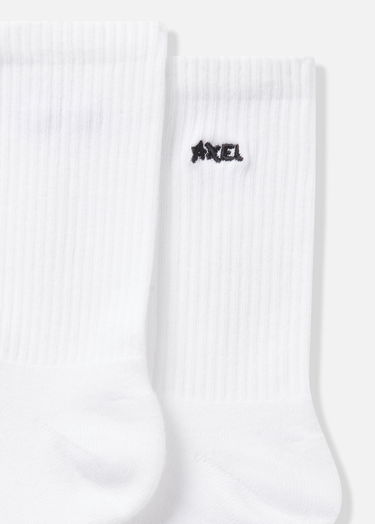 Ponožky AXEL ARIGATO Ribbed Logo Socks Biela | X3957004, 3