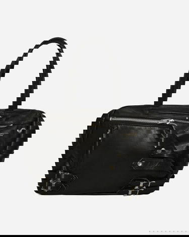 Cestovná taška UNDERCOVER Leather Rider's Bag Čierna | UC0D6B04 1, 1