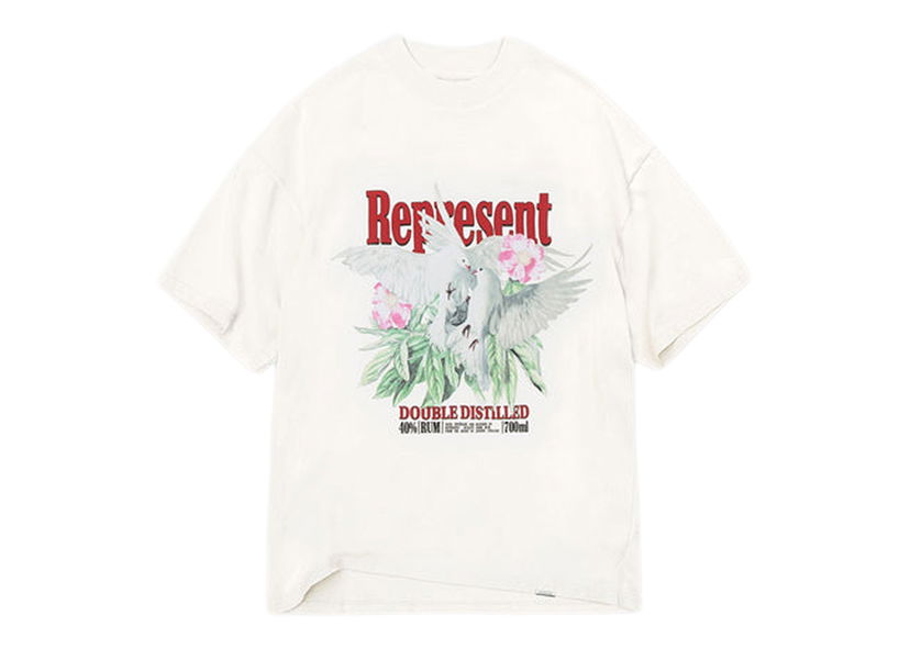Tričko Represent Clo Represent Double Distilled T-shirt Flat White Biela | M05236-72