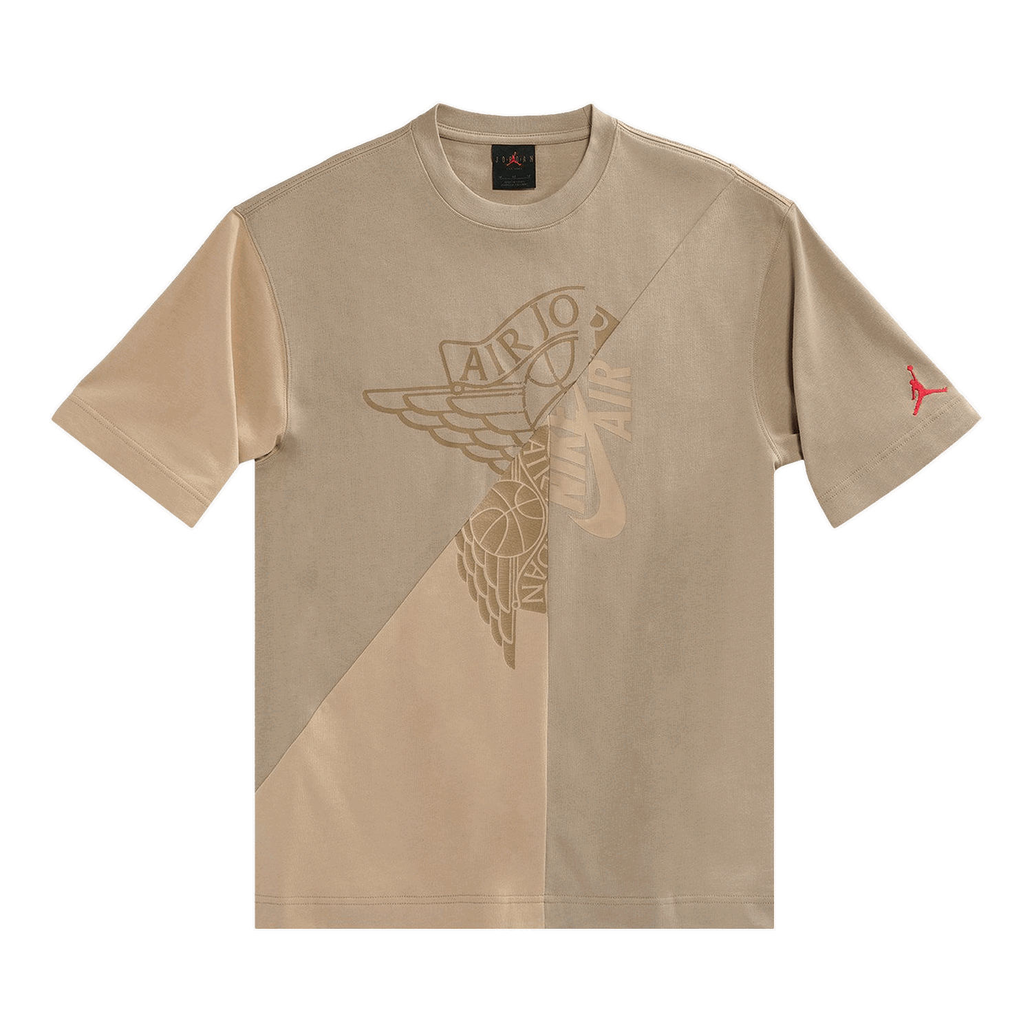 Tričko Cactus Jack by Travis Scott Jordan x Short-Sleeve T-Shirt Béžová | CW3167 247, 0