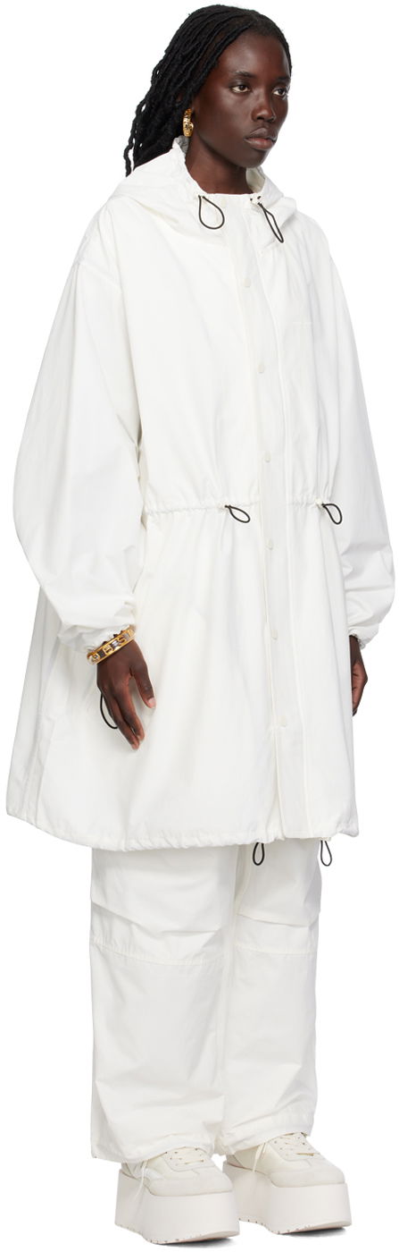 Parka Marc Jacobs Marc Jacobs 'The Balloon' Hooded Parka Biela | 2P3RJC001W02, 1