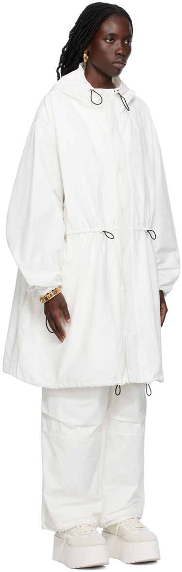 Parka Marc Jacobs Marc Jacobs 'The Balloon' Hooded Parka Biela | 2P3RJC001W02, 1
