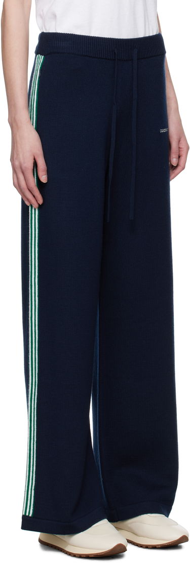 Tepláky Casablanca Casablanca Knit Tennis Trousers Navy | WPS25-KW-869-01, 1