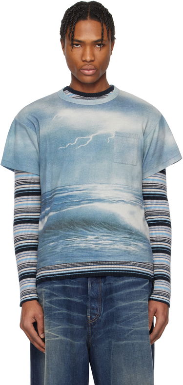 Tričko ERL ERL Storm Graphic T-Shirt Modrá | ERL10T002, 0