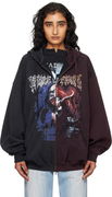 Vetements Cradle of Filth Oversized Zip-Up Hoodie