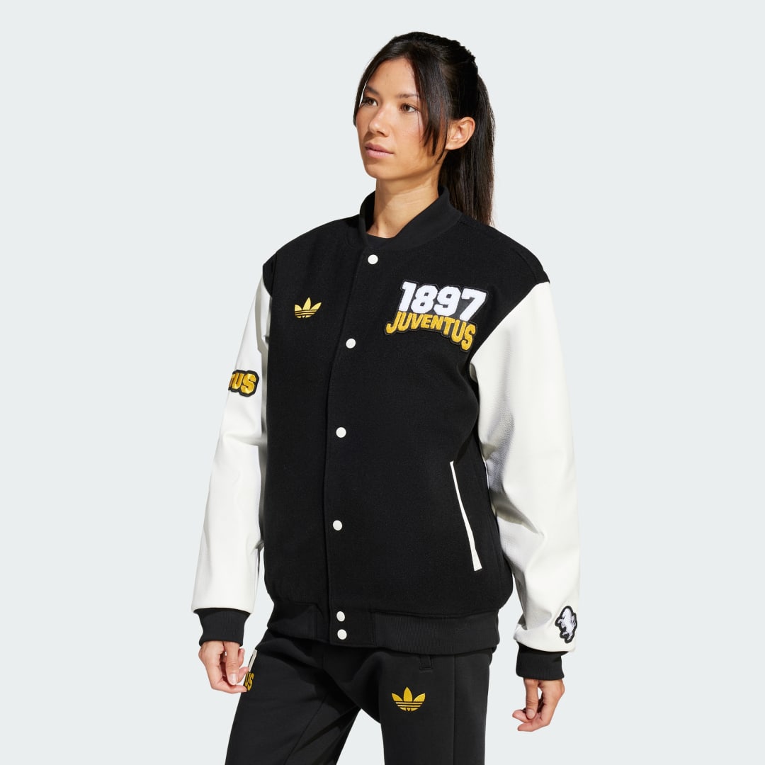 Bomber bunda adidas Performance Juventus VRCT Jacket Čierna | JF0451, 0