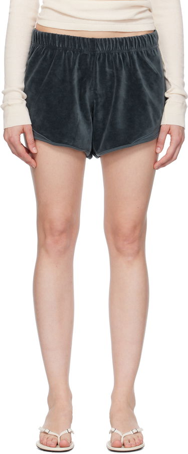 Šortky Baserange Baserange Velour Ran Shorts Zelené | FRAS-VE-SU25, 0