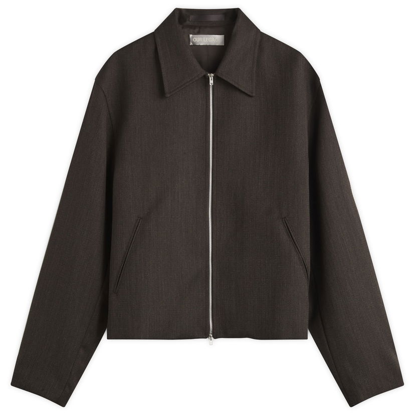 Bunda OUR LEGACY Our Legacy Wool Mini Jacket Hnedá | M4250MH