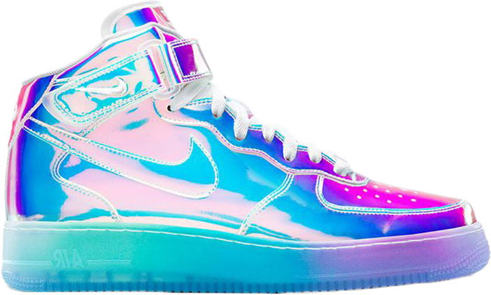 Tenisky a topánky Nike Air Force 1 Mid Iridescent (ID) Metalická | 779425-991, 0