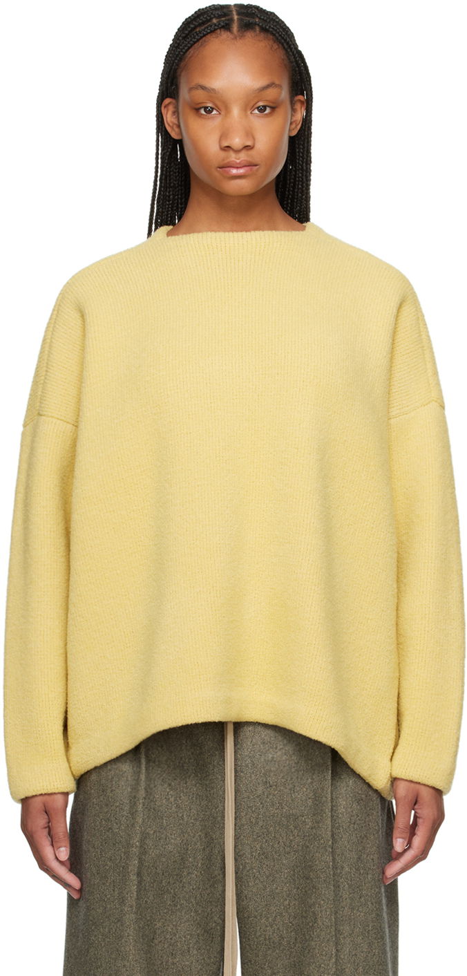 Sveter Fear of God Yellow Square Neck Sweater Žltá | FG820-0121WOL