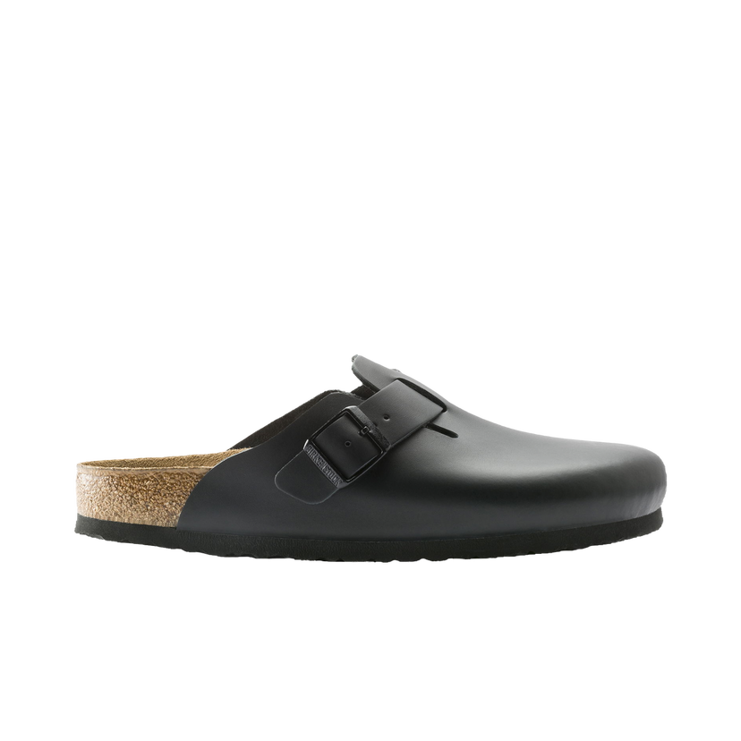 Tenisky a topánky Birkenstock Boston Natural Leather Black Čierna | 0060191/0060193