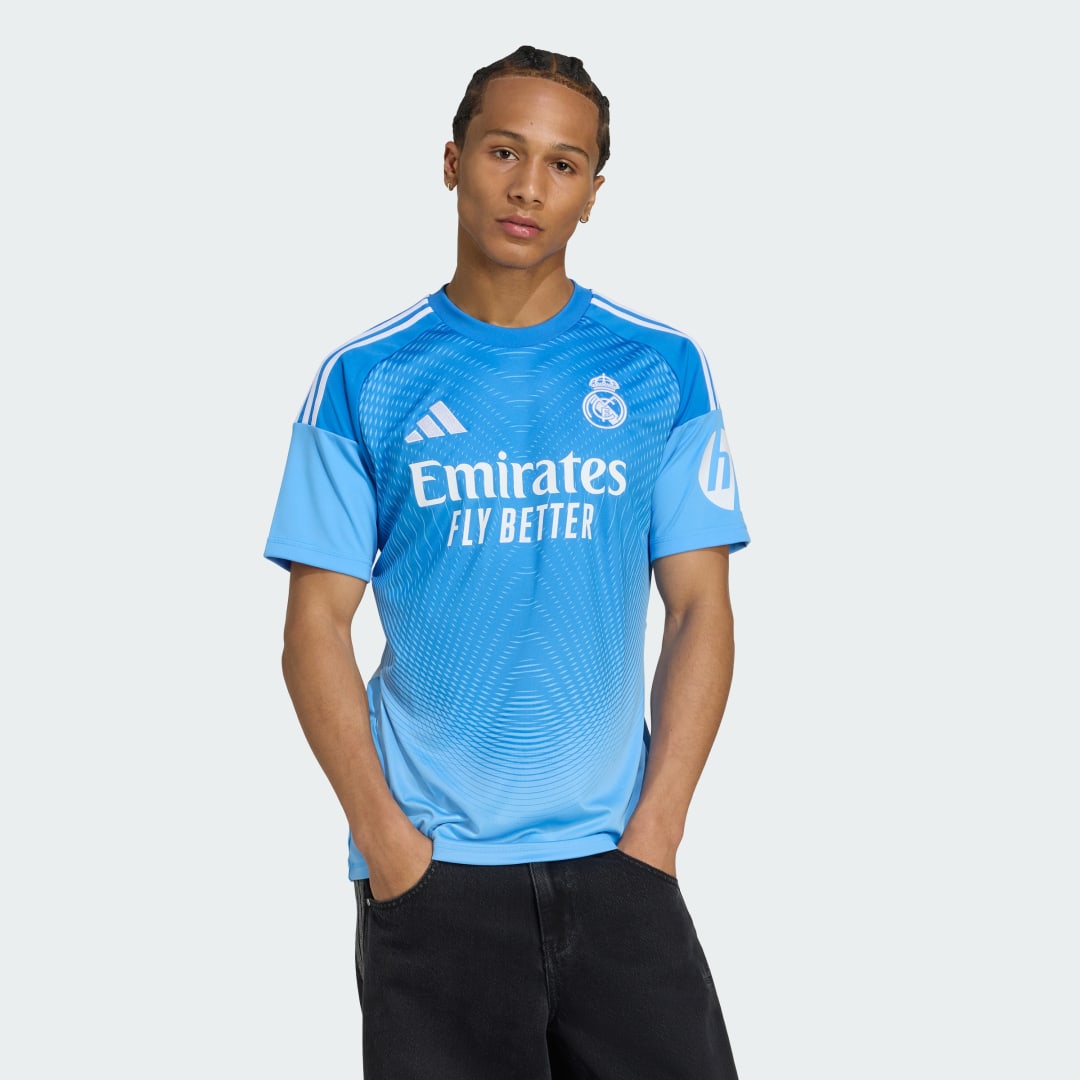 Dres adidas Performance Real Madrid 25/26 Home Goalkeeper Jersey Modrá | JP4178, 0