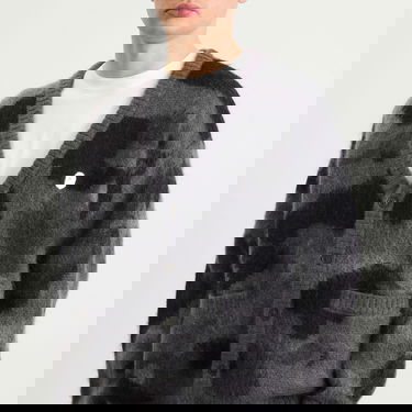 Sveter BAPE Colour Camo Mohair Knit Cardigan Šedá | 001KNL801302M-BLK, 5