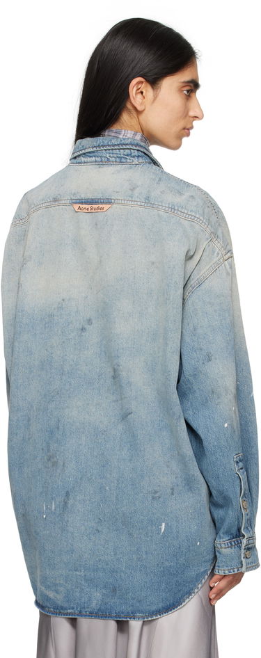 Košeľa Acne Studios Acne Studios Button-Up Denim Shirt Modrá | CB0103-, 2