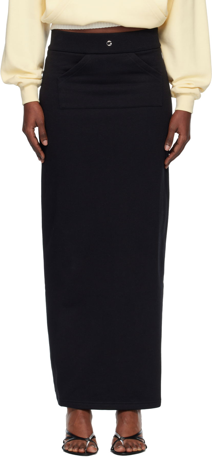 Sukňa Coperni Jogging Midi Skirt Čierna | COPJS171F5035