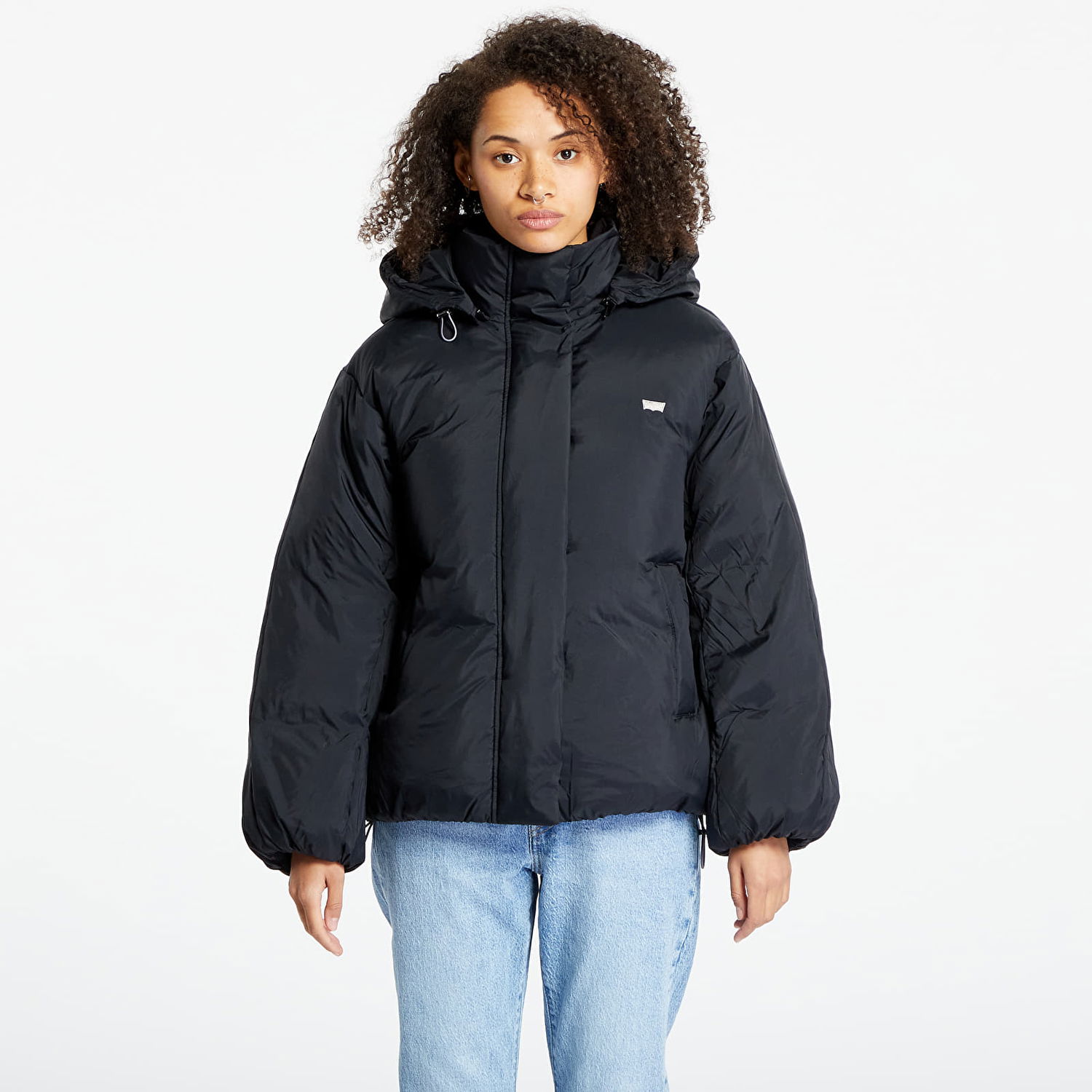 Prešívaná bunda Levi's Pillow Bubble Shorty Puffer Jacket Navy | A5880-0000, 0