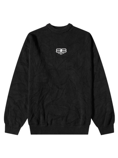 Embroidered BB Logo Crew Knit