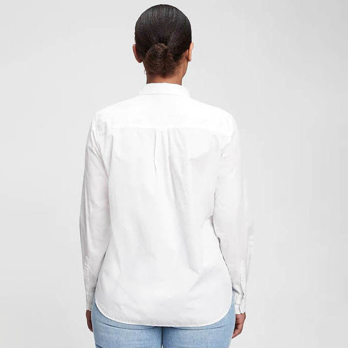 Košeľa GAP Shirt Perfect Shirt Optic White XXS Biela | 704271-01, 1