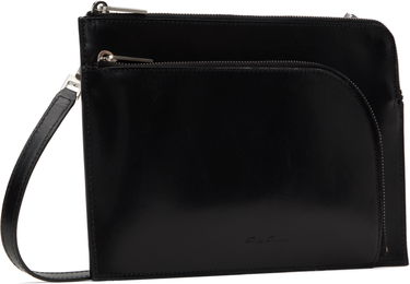 Taška cez rameno Rick Owens Rick Owens Hollywood Club Leather Pouch Čierna | RA01E0620 LGEL, 1