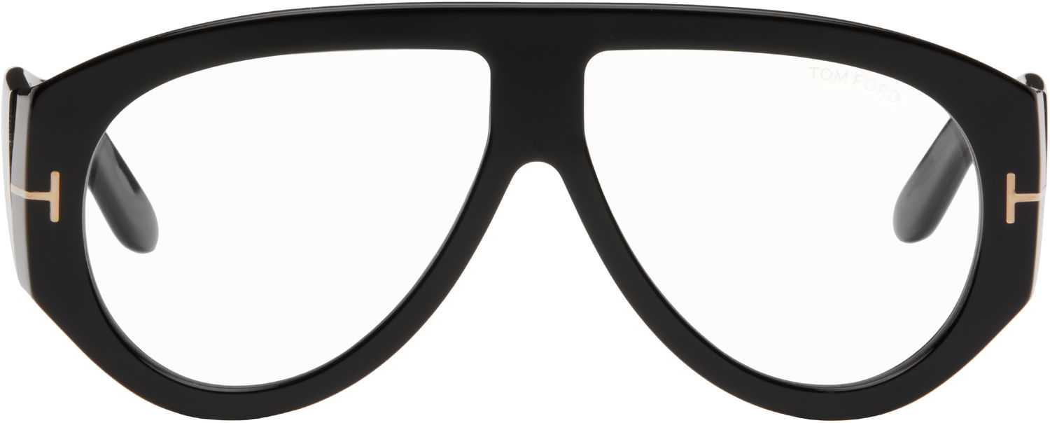 Slnečné okuliare Tom Ford Aviator Blue Block Glasses Čierna | FT5958-B_60001, 0