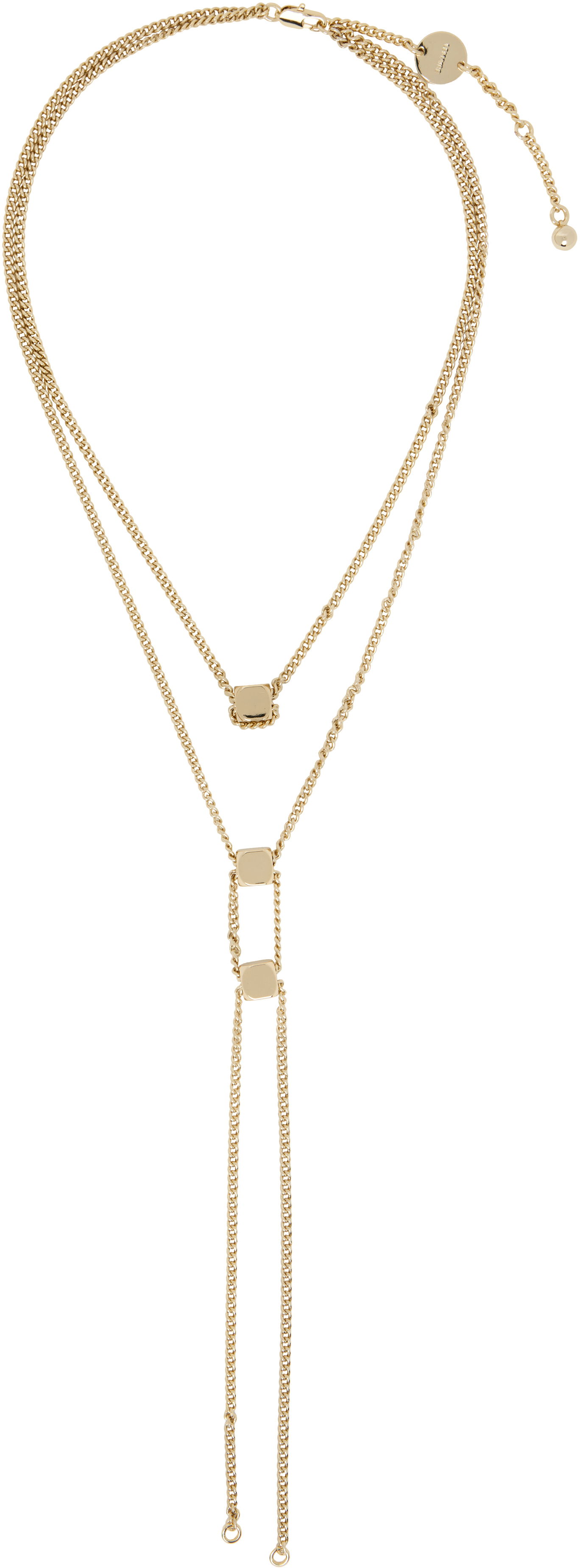 Náhrdelník LEMAIRE Lemaire Abacus Bolo Tie Necklace Metalická | JW0121 LO036, 0