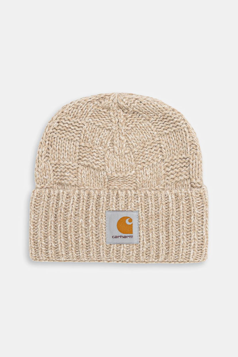 Kulicha Carhartt WIP Kyloe Wool Blend Knitted Beanie Béžová | I035451.3DAXX