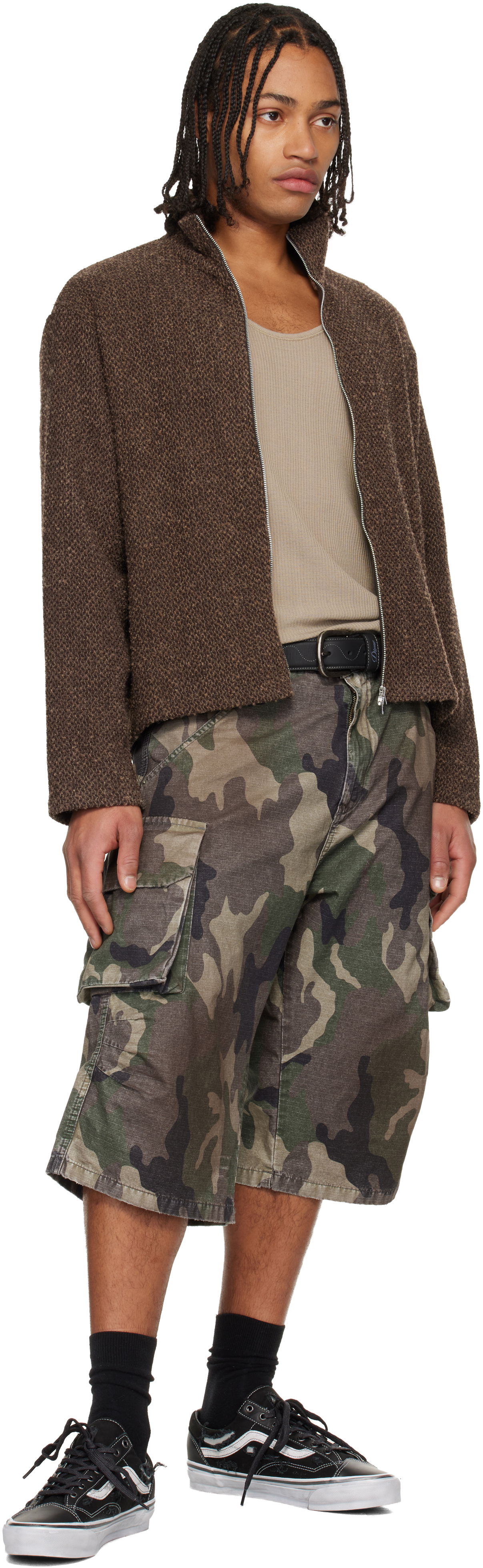 Opasok Dime Desert Wavy Stitch Leather Belt with Silver-Tone Buckle Metalická | DIMEHO2532BLK, 1