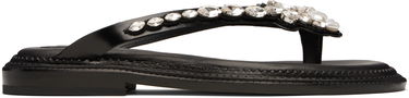 Tenisky a topánky Simone Rocha Simone Rocha Embellished Flower Flip-Flops Čierna | SLD54B 0740, 0