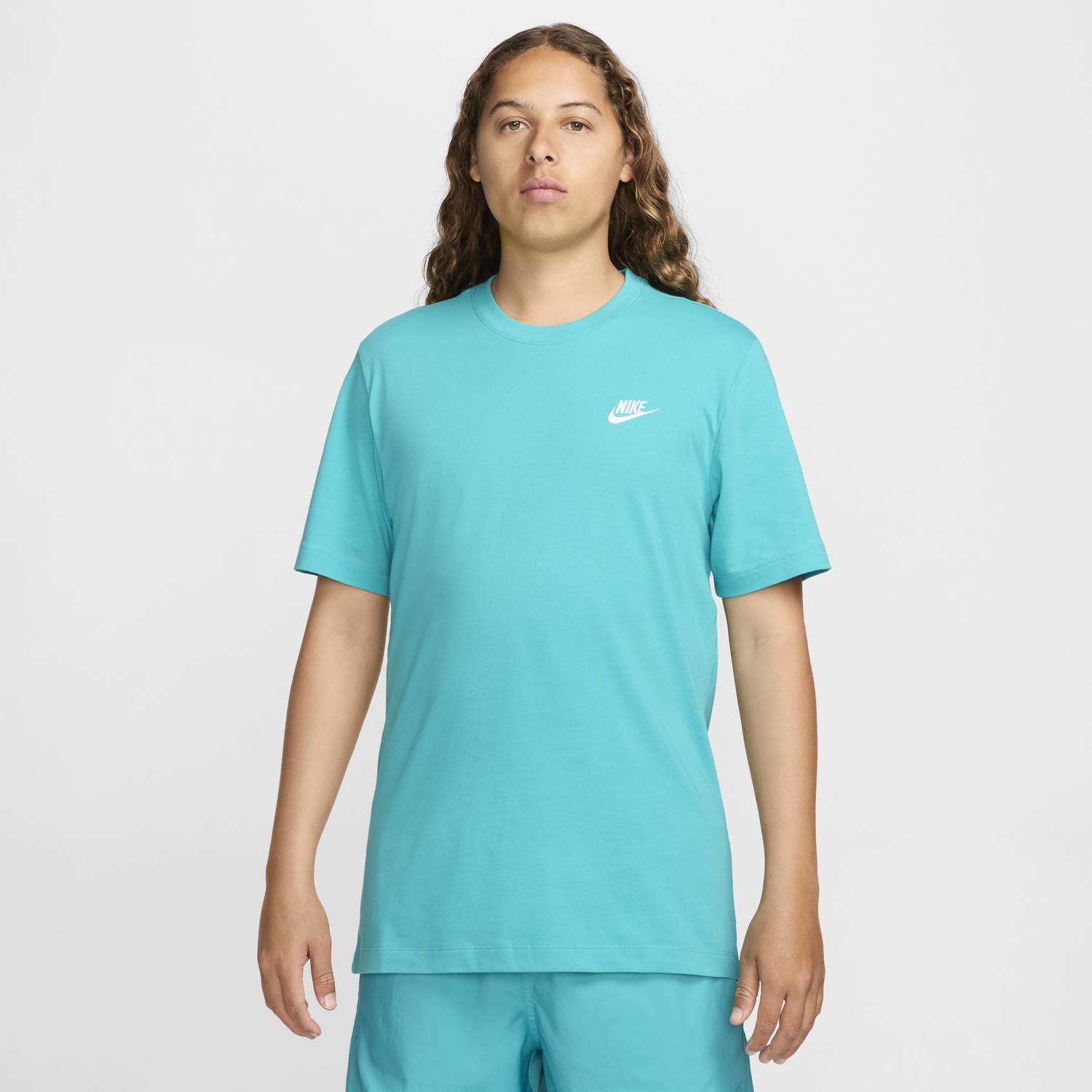 Tričko Nike Sportswear Club Tyrkysová | AR4997-345, 0