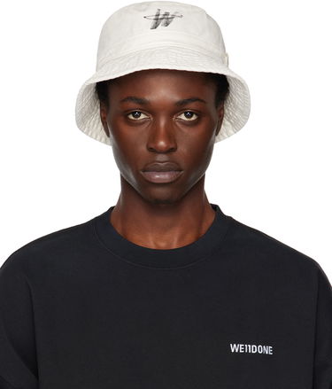 Klobúk We11done Logo Bucket Hat Biela | WD-AH3-22-404-U-WH, 0