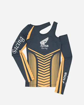 Tričko Andersson Bell ADSB Racing Cut Out T-shirt Navy | atb928w, 0