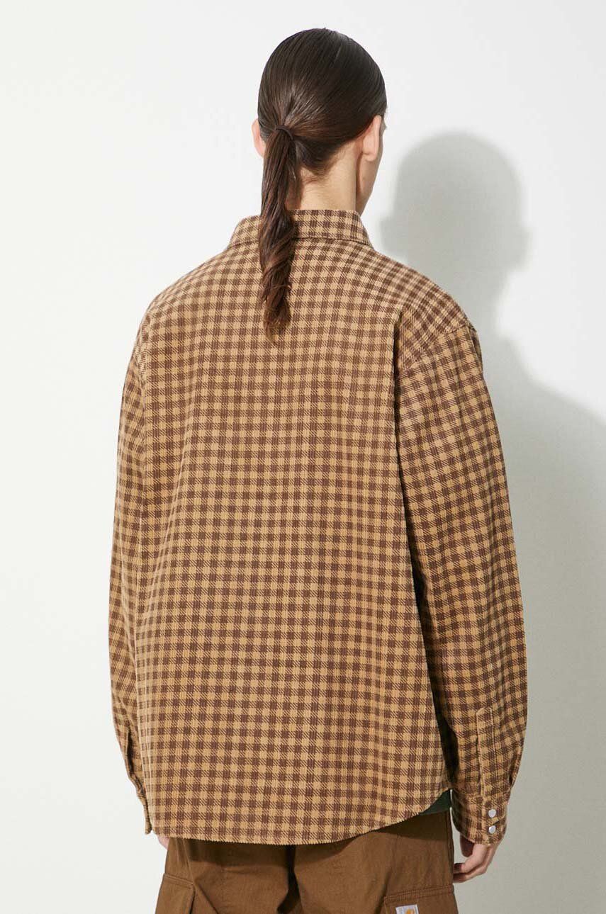 Košeľa BBC IceCream ICECREAM Corduroy Check Shirt Jacket Hnedá | IC24119, 1
