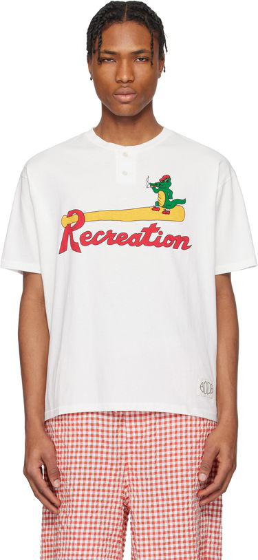 Tričko Bode Bode Reptile Rec Henley T-Shirt Biela | MRS25CS029, 0
