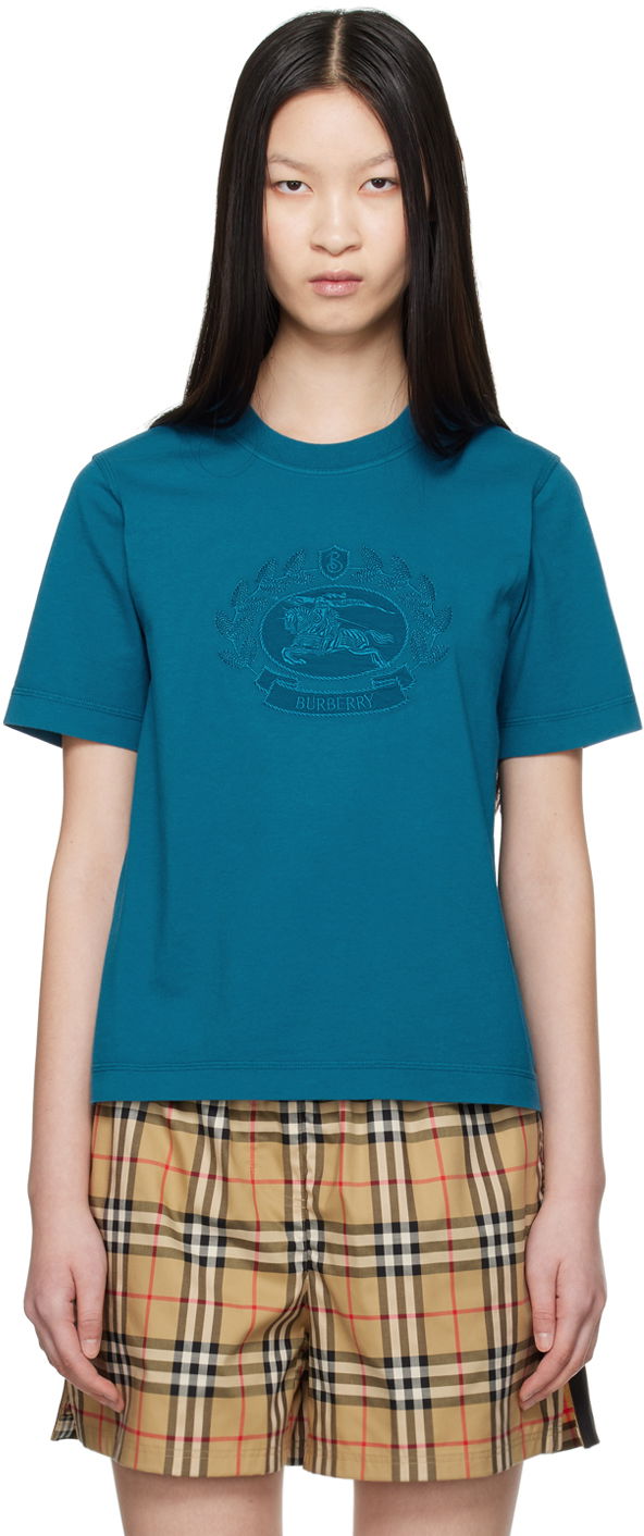 Tričko Burberry Blue EKD T-Shirt Modrá | 8093653, 0