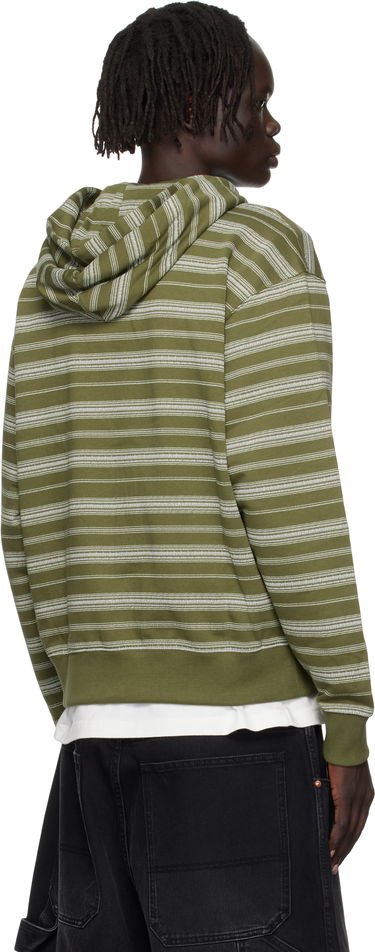 Mikina KENZO Kenzo Paris 'Boke Flower' Striped Embroidered Zip-Up Hoodie Zelené | FF65HO2524MS, 2
