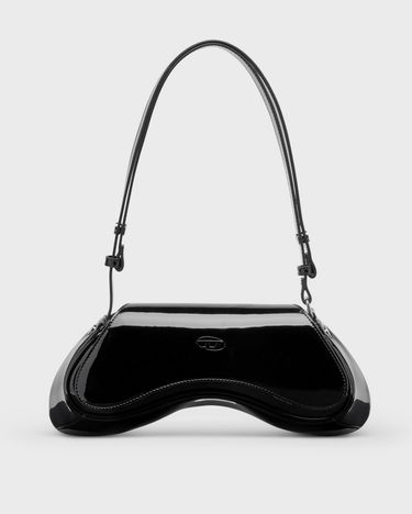 Kabelka Diesel Black Patent Leather Crossbody Bag Čierna | X10221-P6255-T8013, 0