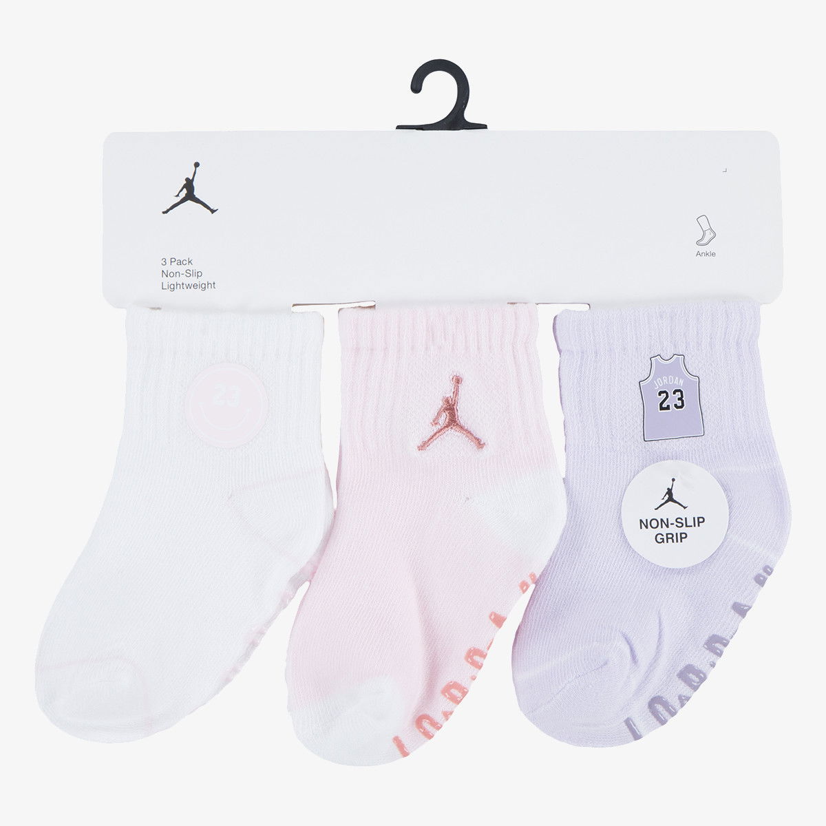 Ponožky Jordan JHN ICON PATCHES 3PK GRIPPER Šedá | NJ0662-AG0, 0