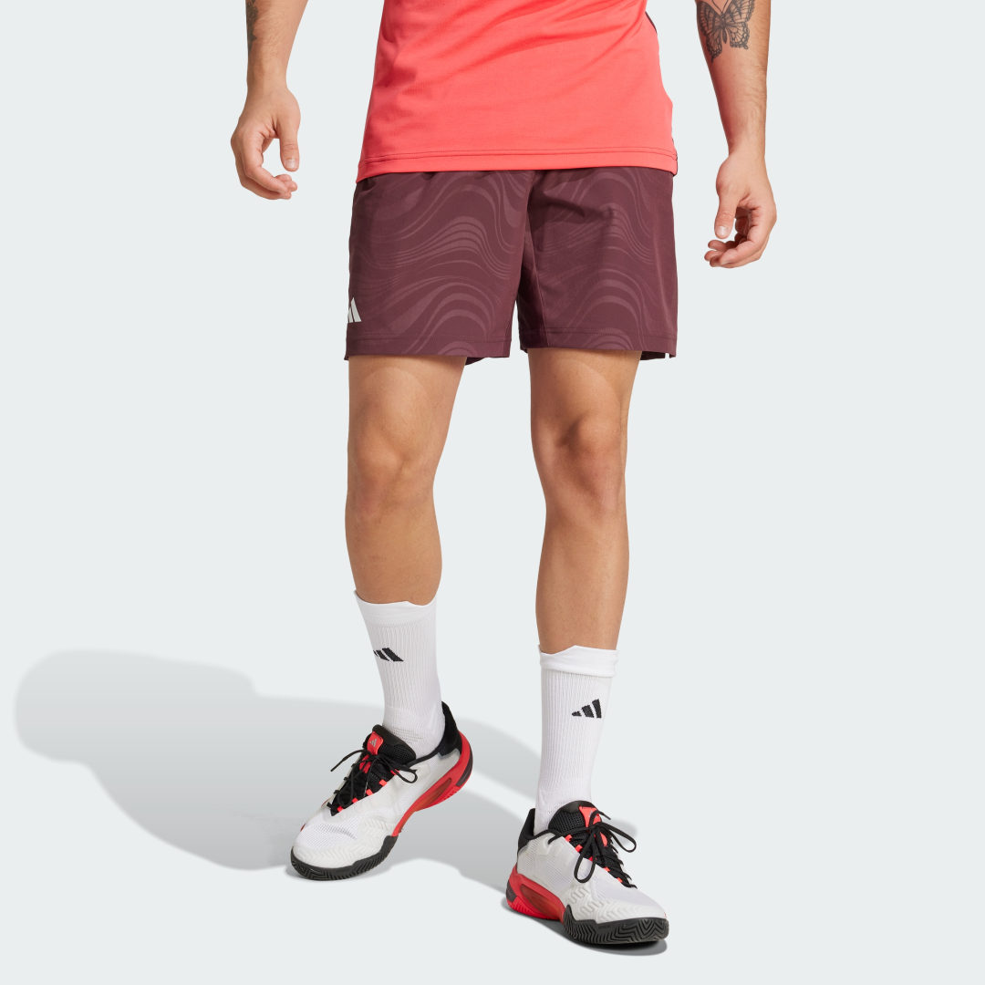 Šortky adidas Performance 7-Inch Ergo Climacool Tennis Shorts Fialová | JL8667, 0