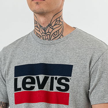 Tričko Levi's Mainline Graphic Tee Šedá | 39636.0002, 2