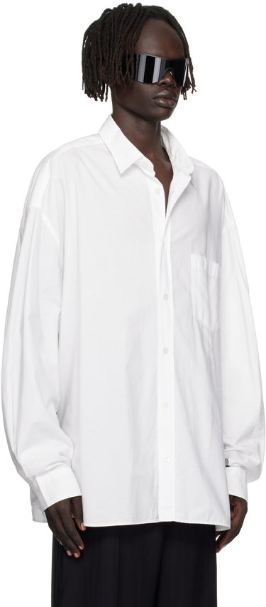 Košeľa Acne Studios Acne Studios Button-Up Shirt Biela | BB0643-, 1