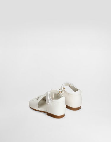 Tenisky a topánky Dolce & Gabbana Calfskin Sandals For First Steps Biela | D20102A173581890, 2