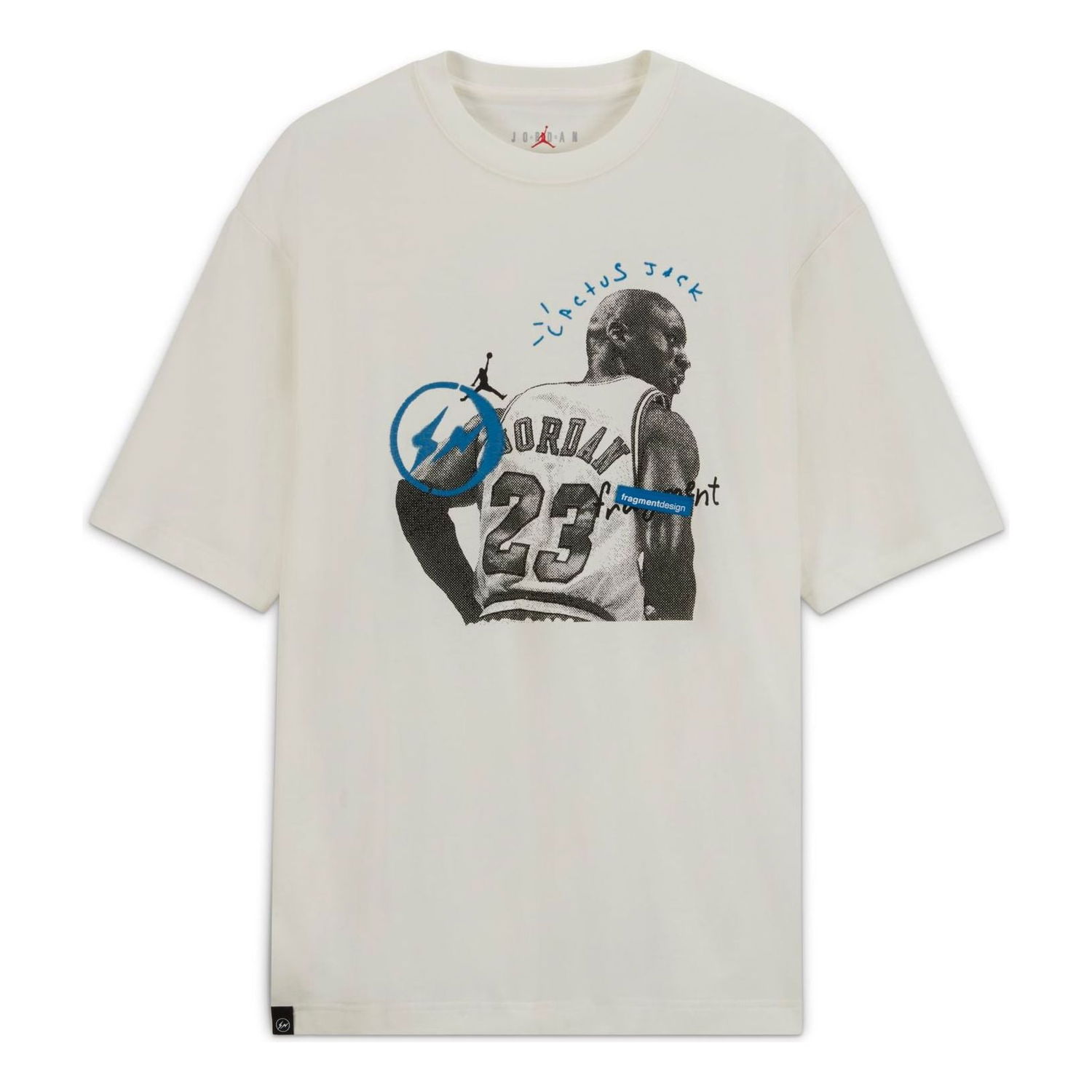 Tričko Jordan Travis Scott x Fragment Design T-Shirt Biela | DJ0620-133, 0