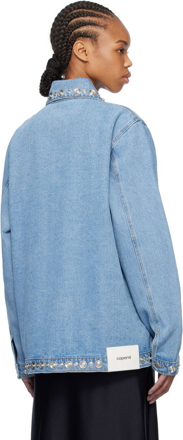 Bunda Coperni Coperni Studded Denim Jacket Modrá | COPBL27STF2008, 2