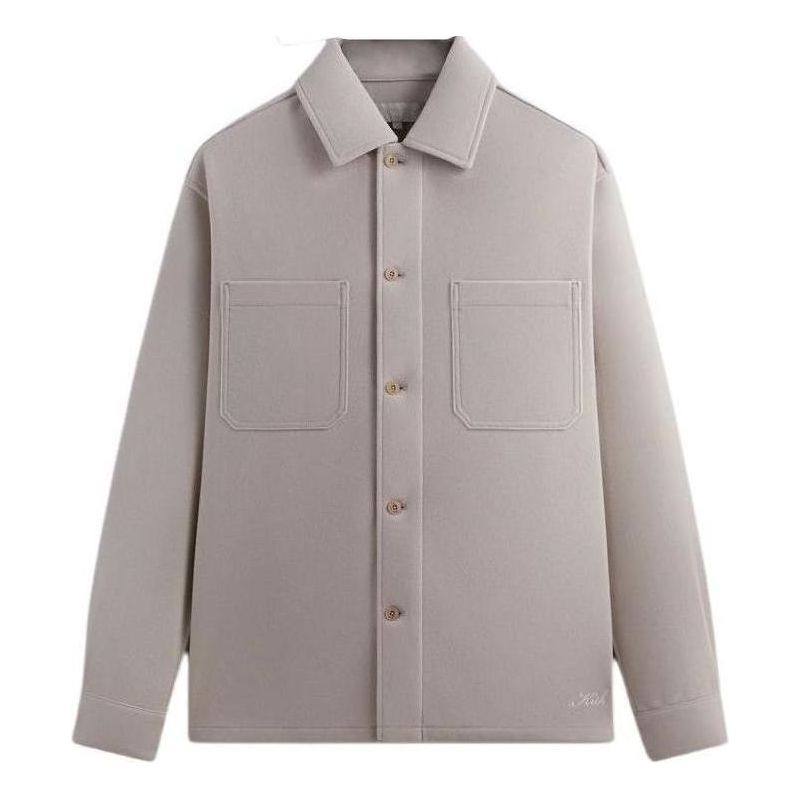 Košeľa KITH KITH Felted Jersey Ace Buttondown Shirt Béžová | KHM031819-205, 0