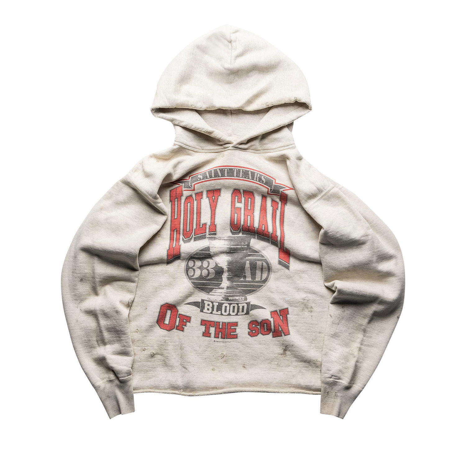 Mikina Saint Michael Holy Grail Hoodie Béžová | SM A22 0000 052, 1