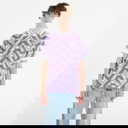 Real Madrid Purple and White Geometric Pattern Football Jersey