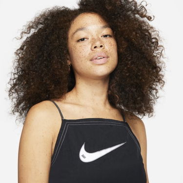 Šaty Nike Sportswear Swoosh Woven Cami Dress Čierna | DM6742-010, 1