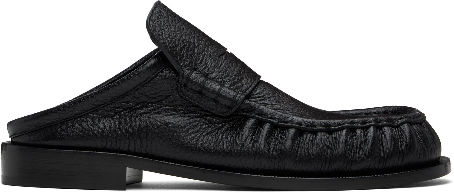 Tenisky a topánky Dries Van Noten Leather Slip-on Loafers Čierna | MS242-1326, 0
